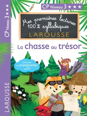 cover image of 1ères lectures 100% syllabiques--La chasse au trésor